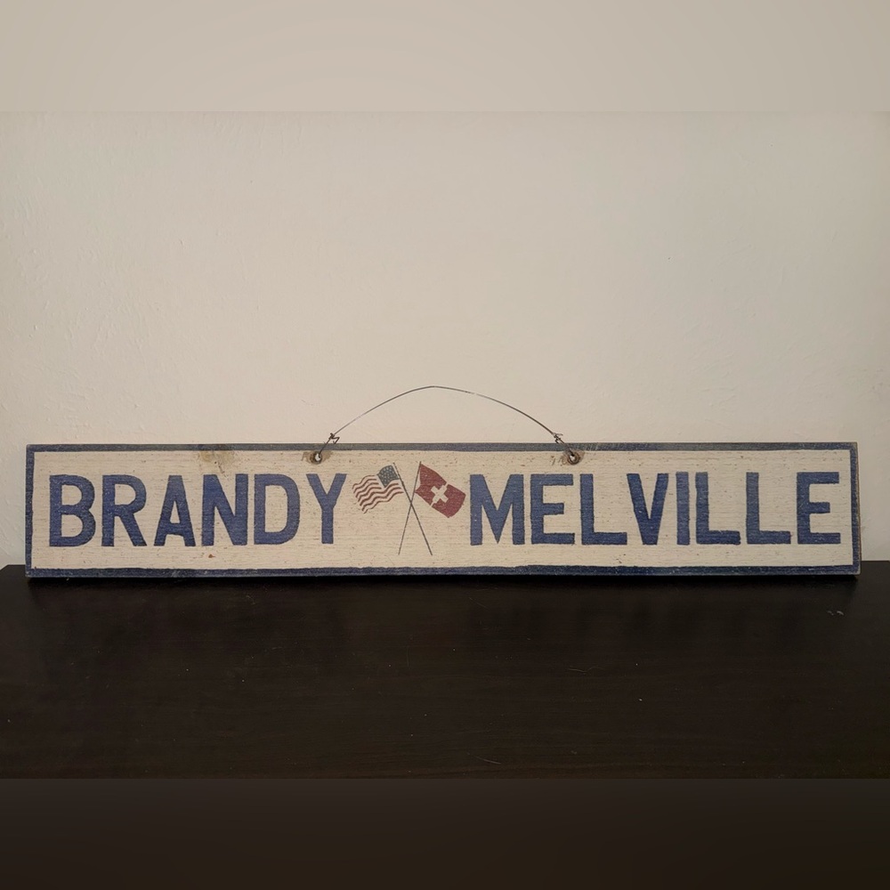 Brandy Melville Rare Authentic Vintage store display sign—originally from PacSun